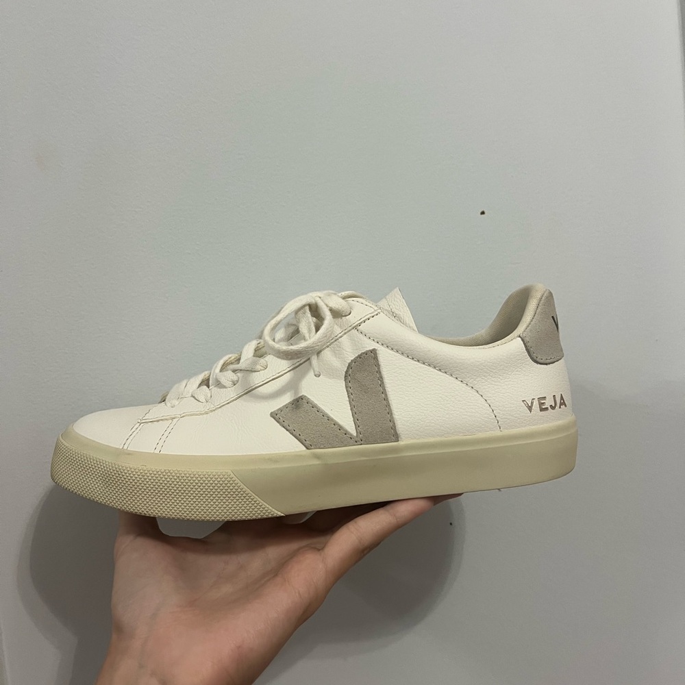 Veja Off-White and Cream Sneakers